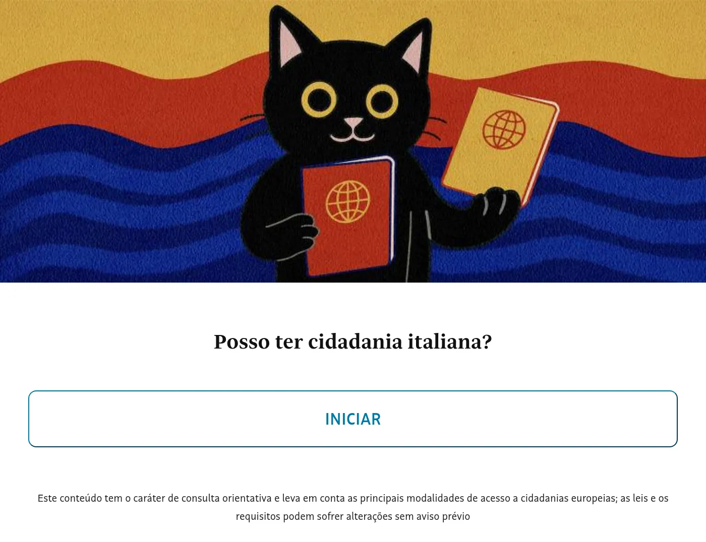 Two of the six published country flows (Portugal and Italy), each a single self-contained page.